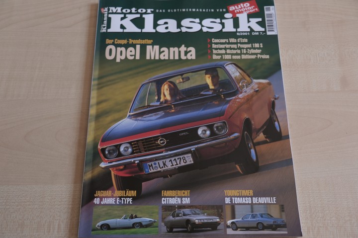 Deckblatt Motor Klassik (06/2001)